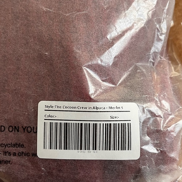 NWT Everlane Cocoon Crew in Alpaca - Picture 9 of 10